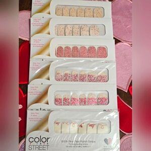 Color Street Vintage Set Bundle- dry nail polish, Galentine's Mix Bundle